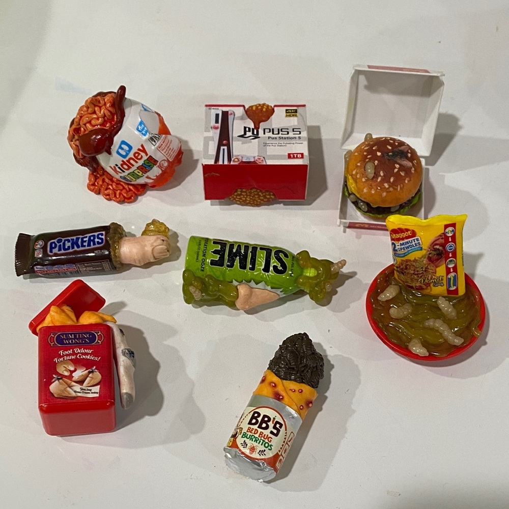 3/$10 Mega gross minis Miniature Snack and Food Toy Collection
